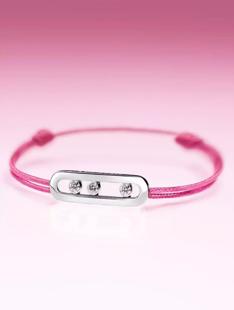 Messika se viste de rosa: Una pulsera de cordón comprometida / Patricia Olivares Taylhardat, Messika, rosa, pulsera, cordón, Maison, Gustave Roussy, cáncer, cáncer de mama, Valérie Messika, pulsera, coleccionista, boutiques, Fundación Valérie Messika, Europa, investigación, análisis, 50 nuances de Rose, 50, tonos de rosa, salud, mujeres, 2021