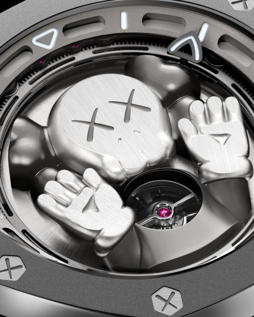 El nuevo reloj de Audemars Piguet / Patricia Olivares Taylhardat, Audemars Piguet, reloj, arte, Kaws, Royal Oak Concept Tourbillon, Companion, guardatiempo, coleccionista, relojería, zafiro, 250 ejemplares, Musée Atelier, Audemars Piguet, Le Brassus, Suiza, obsequido, navideño